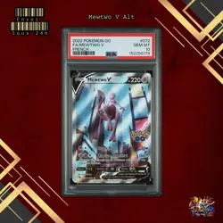 🇫🇷 MEWTWO V ALTERNATIVE PSA 10 - POKEMON GO 072/078 POGO FR Pokemon 🇫🇷 - Image 1