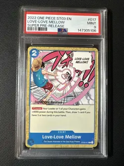 Love-Love Mellow ST03-017 Super Pre-Release PSA 9 English - Image 1