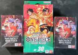 One Piece SEALED ST30 EX Starter Deck & 2X Double Pack Set 11 The Time of Battle - Image 1