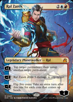 Ral Zarek Borderless Regular - Ravnica Remastered MTG-NM - Image 1