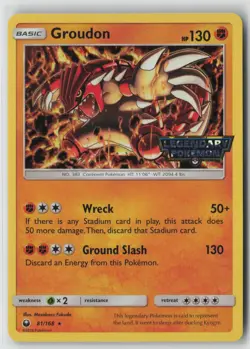 Groudon 081/168 Holo Promo Miscellaneous Cards & Products Pokemon Holo Near Mint - Image 1