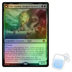 FOIL OJER KASLEM, DEEPEST GROWTH The Lost Caverns Of Ixalan LCI Magic MTG CARD - Image 1