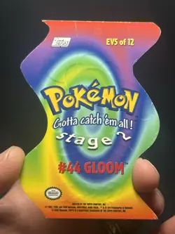 Topps Pokemon Card Gloom #44 EV5 of 12 Die-cut Embossed Series 2 - Image 3