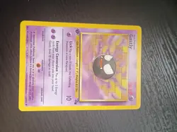 1st Edition GASTLY Fossil Set POKEMON 1999 Trading Card 33/62 - Image 1