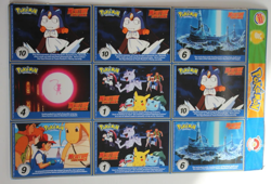 POKEMON - RARE UNCUT cards sheet - Burger King Bulbasaur Eevee Moltres Dragonair - Image 2