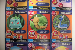 POKEMON - RARE UNCUT cards sheet - Burger King Bulbasaur Eevee Moltres Dragonair - Image 4