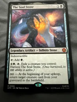 MTG Magic the Gathering The Soul Stone (66/314) MTG Spider-Man near perfect NM - Image 1