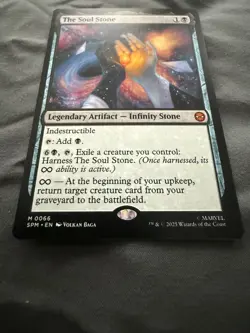 MTG Magic the Gathering The Soul Stone (66/314) MTG Spider-Man near perfect NM - Image 2