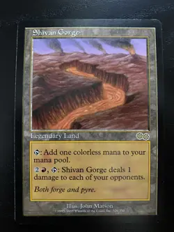 Shivan Gorge Urza's Saga Regular - Image 1