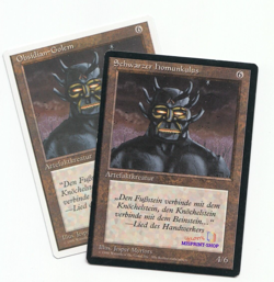 Obsianus Golem German Mtg MISPRINT. Different name that other versions. - Image 1