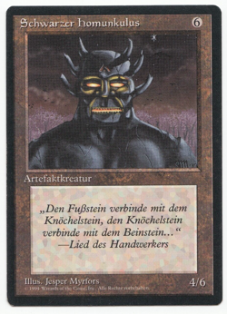 Obsianus Golem German Mtg MISPRINT. Different name that other versions. - Image 2