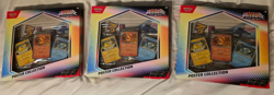 Lot of (3) Pokemon TCG Prismatic Evolutions Sealed Poster Collection Box - Image 1