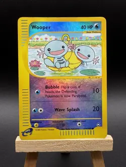 2003 Pokemon - Wooper Reverse Holo E Reader Aquapolis 117/147 - Image 1