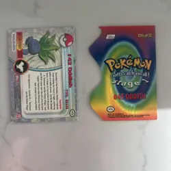 Topps Pokemon Oddish Tv Animation Series And Die Cut Vintage Cards - Image 4