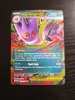 Mega Gengar ex 056/094 Phantasmal Flames Pokemon TCG Double Rare Holo NM (A) - Image 1