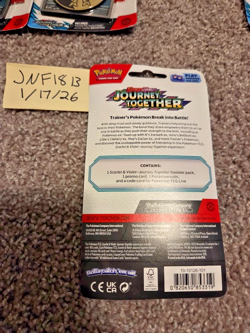 Pokemon TCG Journey Together Scraggy Blister Pack - Sealed Lot of 11 - Image 3