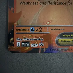 Pokemon Mega Charizard Y ex 030 Mega Evolution Holo Black Star Promo Near Mint - Image 2
