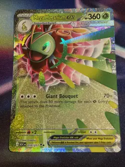 Pokemon TCG Mega Meganium ex 010/217 Double Rare Ascended Heroes NM/M - Image 1