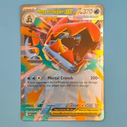 MEGA FERALIGATR EX 043/217 DOUBLE RARE ASCENDED HEROES POKEMON HOLO NM/M - Image 1