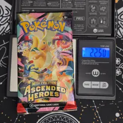 22.50g! HEAVY -Pokemon Ascended Heroes Booster Pack -Possible SIRU - Image 1
