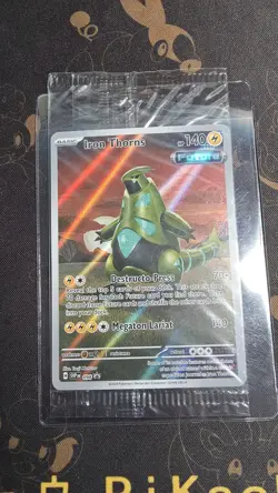 Pokemon - Iron Thorns 098 Temporal Forces Black Star Promo Sealed - Image 1