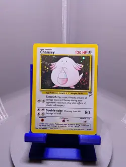 Pokemon TCG Chansey Base Set 003/102 Holo 1999-2000 Wizards Base Set 2 Holo Rare - Image 1