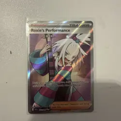 Pokemon TCG Roxie's Performance 112/086 Chaos Rising Full Art Holo NM - Image 1