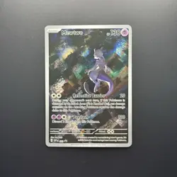 Mewtwo Pokemon SVP 52 Promo 151 UPC Near Mint - Image 1