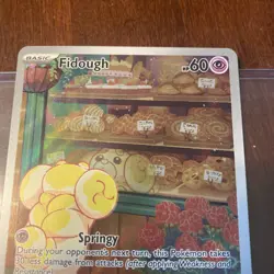 Pokemon Fidough 213/198 SV01 Illustration Rare Full Art Holo English 2023 - Image 2