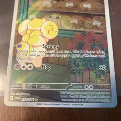Pokemon Fidough 213/198 SV01 Illustration Rare Full Art Holo English 2023 - Image 3