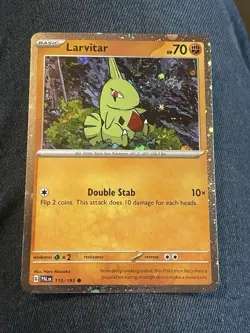 Larvitar 110/193 - Cosmos Holo - Pokemon Paldea Evolved [NM] - Image 1