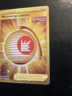 Pokemon TCG Welcoming Lantern 230/198 Chilling Reign Gold Secret Rare NM - Image 3