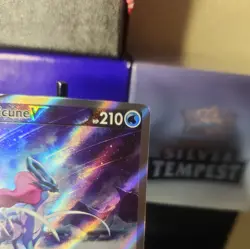 2023 Pokemon Crown Zenith Suicune V Galarian Gallery GG38/GG70 Rare Holo - Image 2