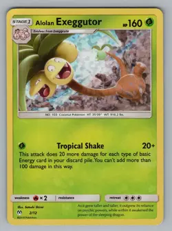ALOLAN EXEGGUTOR 2/131 R FORBIDDEN LIGHT POKEMON LP_ FLI 2018 - Image 1