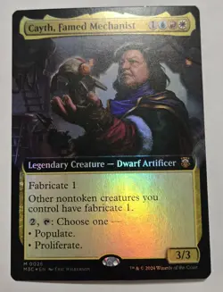 Cayth, Famed Mechanist (Extended Art) Commander: Modern Horizons 3 Foil - Image 1