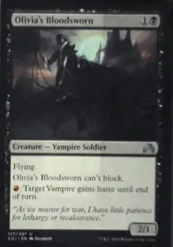Olivia's Bloodsworn - Shadows over Innistrad: #127, Magic: The Gathering Nm R160 - Image 1