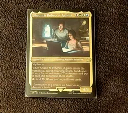 Magic The Gathering Shaun & Rebecca, Agents 0247 Etched Foil Rare - Image 2