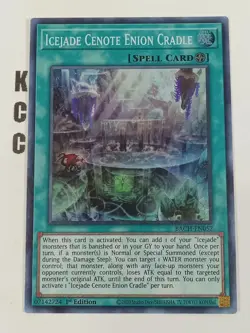 Yu-Gi-Oh! 1st Edition Bach-EN052 Icejade Cenote Enion Cradle - Image 1