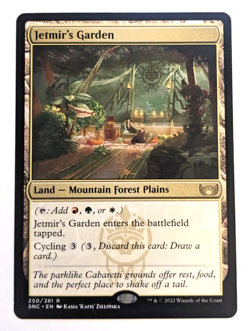 Jetmir's Garden (250/547) Streets of New Capenna LP MTG - Image 1