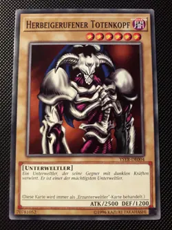Yu-Gi-Oh! Herbeigerufener Totenkopf, YSYR-DE004, Common, 2. Auflage, Deutsch, NM - Image 1