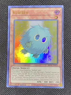 YuGiOh! - Kuribeh BROL-EN004 Ultra Rare 1st Edition Near Mint Battle Of Chaos - Image 1