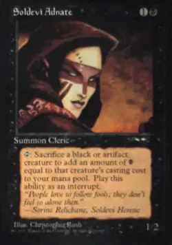 Soldevi Adnate (Woman) - Alliances: #60a, Magic: The Gathering Nm R158 - Image 1