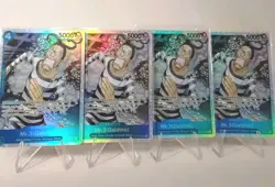 4 X Mr.3 (Galdino) SR OP16-056 The Time Of Battle One Piece Playset TCG NM - Image 1