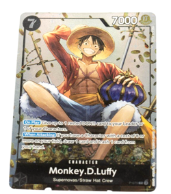 Monkey.D.Luffy Foil Promo P-075 Sealed w/ Original Tin One Piece TCG NM - Image 3