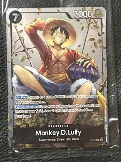 One Piece Monkey D. Luffy P-075 English Promo Tin Set Vol 2 Exclusive Sealed - Image 1