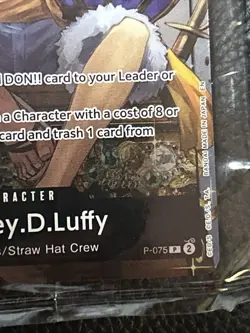 One Piece Monkey D. Luffy P-075 English Promo Tin Set Vol 2 Exclusive Sealed - Image 3