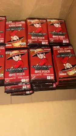 One Piece TCG OP13 100 booster Pack Carrying On His Will ENGLISH SEALED - Image 3