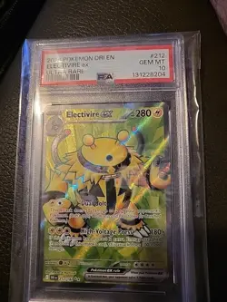 Electivire ex Pokemon Card - Destined Rivals - 212/182 - PSA 10 - Image 1