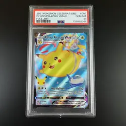 PSA 10 Flying Pikachu Vmax 007/025 Pokemon Celebrations Holo Graded Card - Image 1