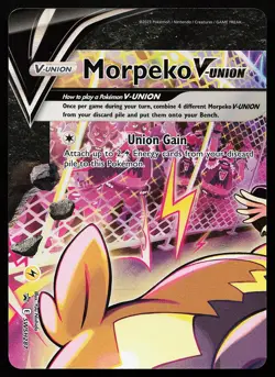 Morpeko V-Union SWSH287 Holo Sword & Shield Promo Pokemon Card - Image 1